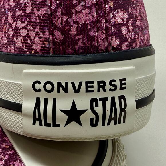 Converse Chuck Taylor All Star Hi Sneaker Brand New W Box Womens 8 Purple S-1530 - Picture 12 of 16